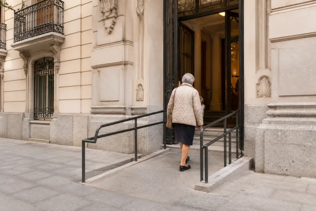 Portal histórico adaptado para mejorar la accesibilidad de todos los vecinos
